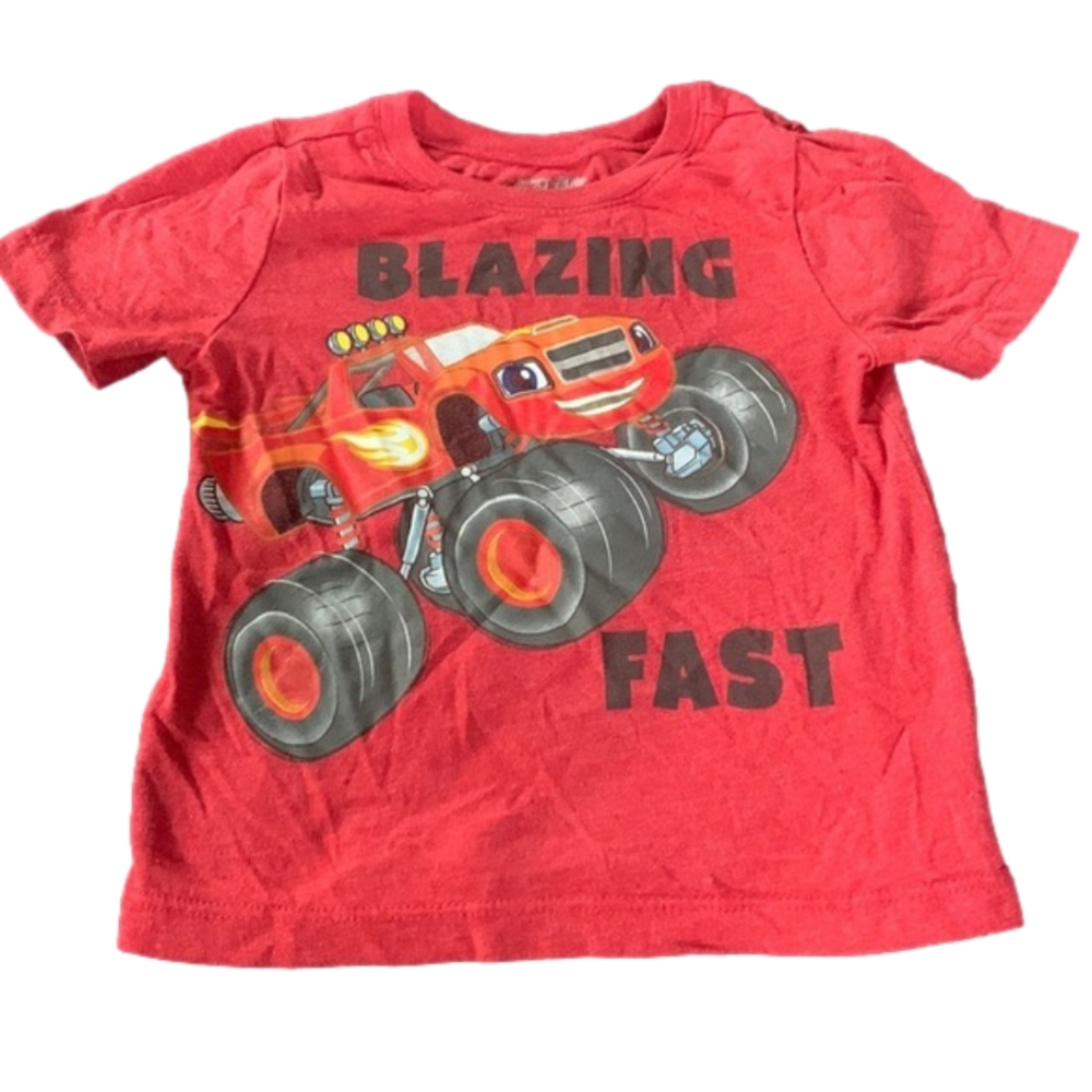 Blazing Fast Blaze Short Sleeve Red T-shirt